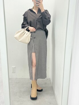 江口光代さん（レディース・162cm）の夏コーディネート