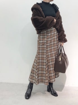 江口光代さん(レディース・162cm)の秋コーディネート