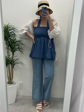 江口光代さん（レディース・162cm）の春コーディネート