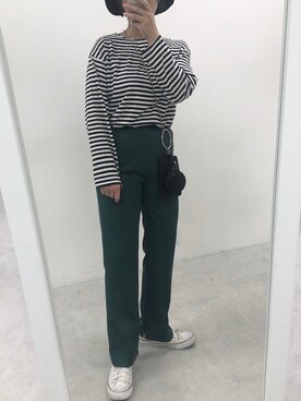 江口光代さん(レディース・162cm)の秋コーディネート