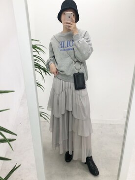 江口光代さん（レディース・162cm）の冬コーディネート