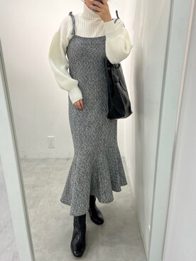 江口光代さん（レディース・162cm）の秋コーディネート