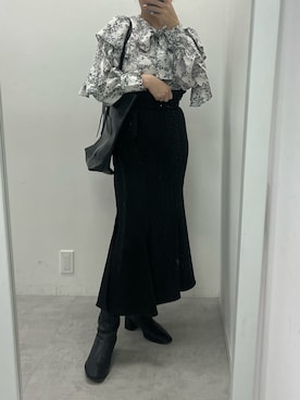 江口光代さん（レディース・162cm）の冬コーディネート