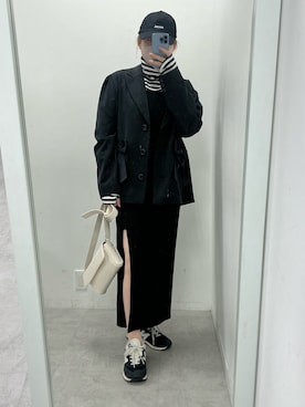 江口光代さん（レディース・162cm）の冬コーディネート