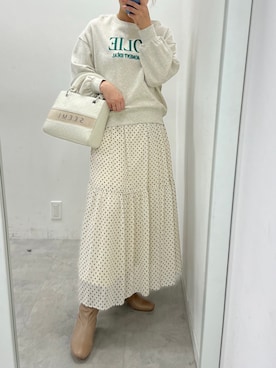 江口光代さん(レディース・162cm)の冬コーディネート