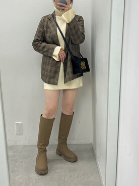 江口光代さん（レディース・162cm）の秋コーディネート