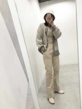 江口光代さん(レディース・162cm)の冬コーディネート