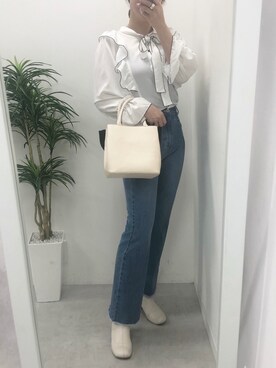 江口光代さん（レディース・162cm）の冬コーディネート