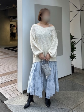 江口光代さん（レディース・162cm）の冬コーディネート