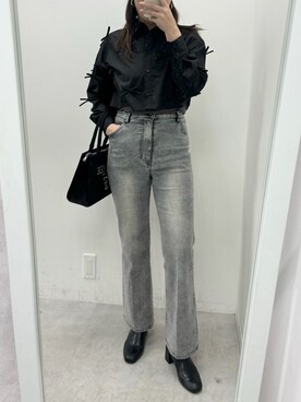 江口光代さん(レディース・162cm)の冬コーディネート