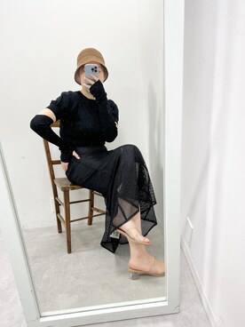 江口光代さん(レディース・162cm)の春コーディネート