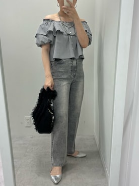 江口光代さん（レディース・162cm）の春コーディネート