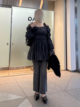 江口光代さん(レディース・162cm)の冬コーディネート