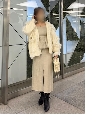 江口光代さん（レディース・162cm）の冬コーディネート