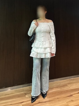 江口光代さん(レディース・162cm)の冬コーディネート