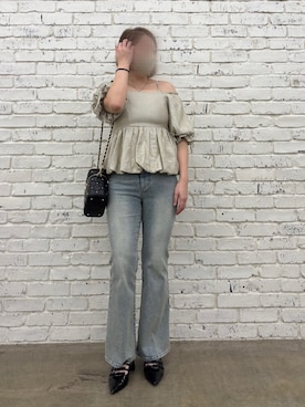 江口光代さん（レディース・162cm）の冬コーディネート