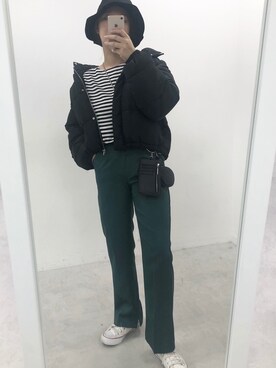 江口光代さん(レディース・162cm)の秋コーディネート