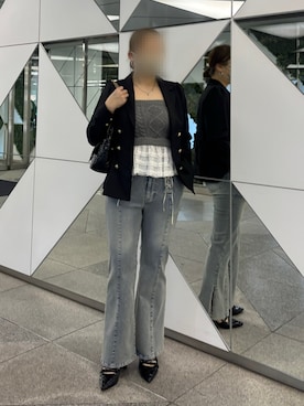 江口光代さん(レディース・162cm)の冬コーディネート