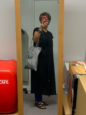 「アイテム（ワンピース/ドレス）」を使った、さえさん（レディース・158cm・40代）の秋コーディネート