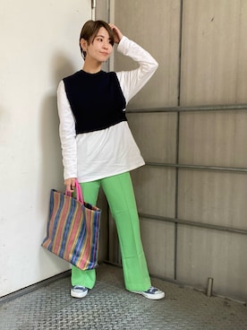 Sasakiさん（レディース・155cm）の春コーディネート