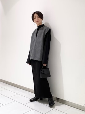 「KBF（ケイビーエフ）のアイテム」を使った、Sasakiさん（レディース・155cm）の冬コーディネート