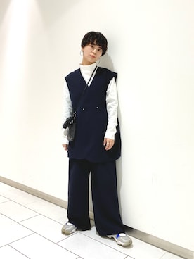 Sasakiさん（レディース・155cm）の冬コーディネート