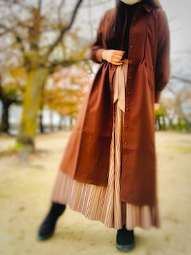 mican🍊さん（レディース・162cm）の秋コーディネート