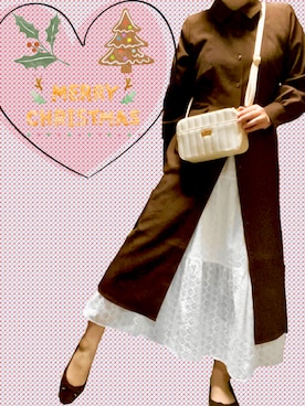 「コットンレース」｜mican🍊さん（レディース・162cm）の冬コーディネート