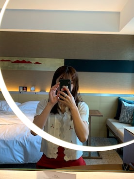 「WC（ダブル シー）のアイテム（キャミソール）」を使った、rink4513さん（レディース・160cm）の秋コーディネート
