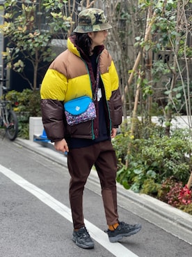 「ALDIES（アールディーズ）のアイテム（ジャケット/アウター）」を使った、しょうたろうさん（メンズ・183cm）の冬コーディネート