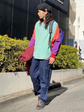 「ALDIES（アールディーズ）のアイテム（ブルゾン）」を使った、しょうたろうさん（メンズ・183cm）の冬コーディネート