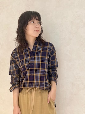 「ウエストゴム」｜Kuniさん（レディース・158cm）の秋コーディネート