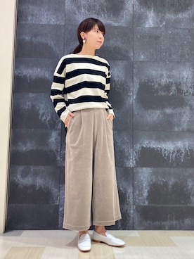 「NIMES（ニーム）のアイテム」を使った、Kuniさん（レディース・158cm）の冬コーディネート