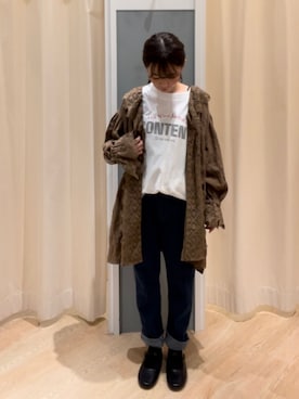 つじあやのさんのコーディネート