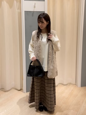 つじあやのさんのコーディネート