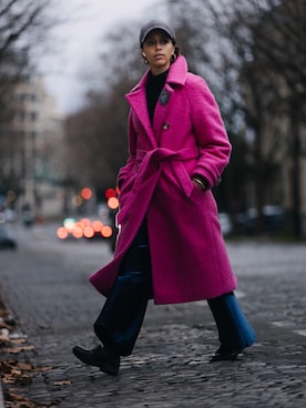 「WINTER STYLE」｜Miha Miさん（レディース・170cm）の春コーディネート