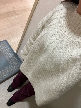「SOFFITTO（ソフィット）のアイテム（その他アウター）」を使った、narigalさん（レディース・147cm）の冬コーディネート