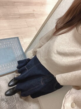 「Three Four Time（ｽﾘｰﾌｫｰﾀｲﾑ）のアイテム（ジャケット/アウター）」を使った、narigalさん（レディース・147cm）の春コーディネート