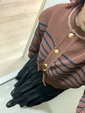 「SOFFITTO（ソフィット）のアイテム（その他アウター）」を使った、narigalさん（レディース・147cm）の冬コーディネート