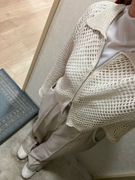 「Zipper（ジッパー）のアイテム」を使った、narigalさん（レディース・147cm）の春コーディネート