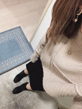 「Three Four Time（ｽﾘｰﾌｫｰﾀｲﾑ）のアイテム」を使った、narigalさん（レディース・147cm）の春コーディネート