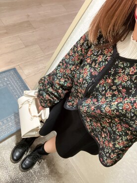 「RETRO GIRL（レトロガール）のアイテム（その他アウター）」を使った、narigalさん（レディース・147cm）の秋コーディネート