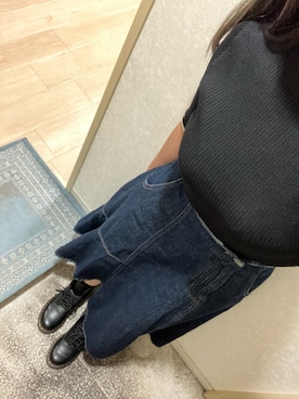 「重ね着ベストシーズン」｜「アイテム（MA-1）」を使った、narigalさん（レディース・147cm）の秋コーディネート