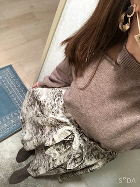 「Three Four Time（ｽﾘｰﾌｫｰﾀｲﾑ）のアイテム」を使った、narigalさん（レディース・147cm）の秋コーディネート