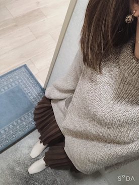 「SAVOY（サボイ）のアイテム」を使った、narigalさん（レディース・147cm）の冬コーディネート