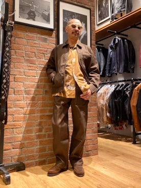 「schott(ショット)のアイテム(ブレスレット)」を使った、総料理長(schottのイケオジ)さん(メンズ・170cm)の夏コーディネート