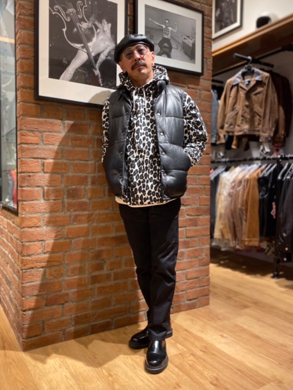 schott（ショット）の「Schott レザーダウンベスト ONESTAR