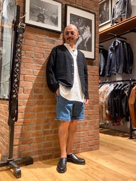 総料理長(schottのイケオジ)さん(メンズ・170cm)の夏コーディネート