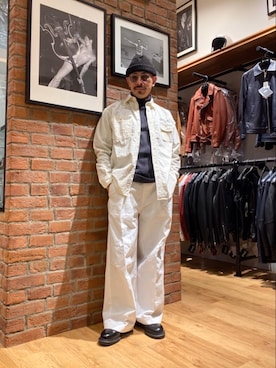 総料理長(schottのイケオジ)さん(メンズ・170cm)の冬コーディネート