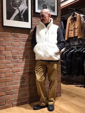 総料理長（schottのイケオジ）さんの（Dickies | ディッキーズ）を使ったコーディネート